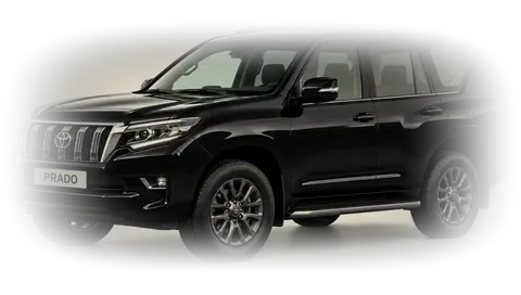 Toyota Land Cruiser Prado, чёрный, 2019